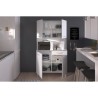 Buffet de cuisine - Blanc - Contemporain - 4 portes - READY - L 101 cm