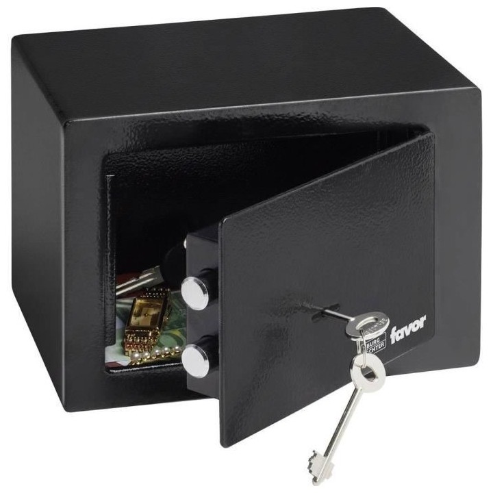 BURG-WÄCHTER Coffre fort Favor S1 K - Serrure a clé double panneton