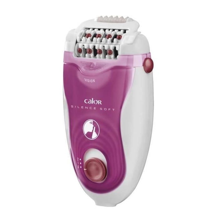 CALOR Epilateur SILENCE SOFT Ultra silencieux, Technologie Micro-Conta