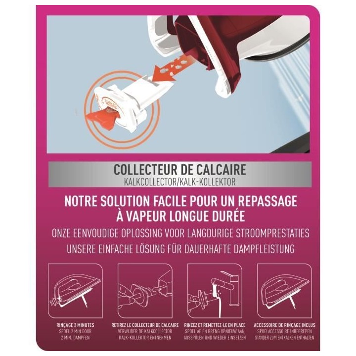 Centrale vapeur CALOR SV7122C0 - EXPRESS COMPACT