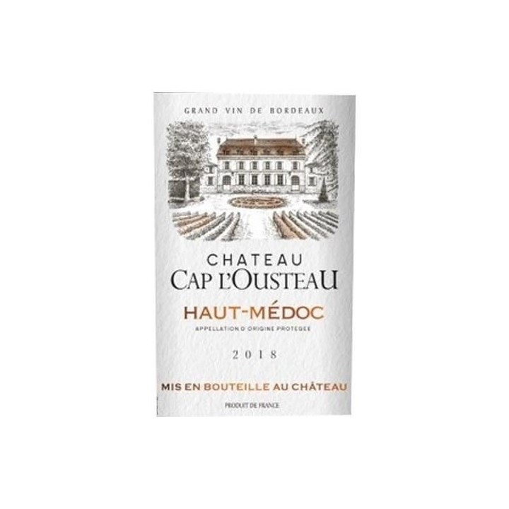 Château Cap l'Ousteau 2018 Haut-Médoc - Vin rouge de Bordeaux