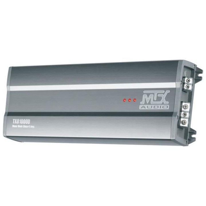 MTX TX81000D Amplificateur voiture Classe-D 1x1000W RMS @2O Télécomm