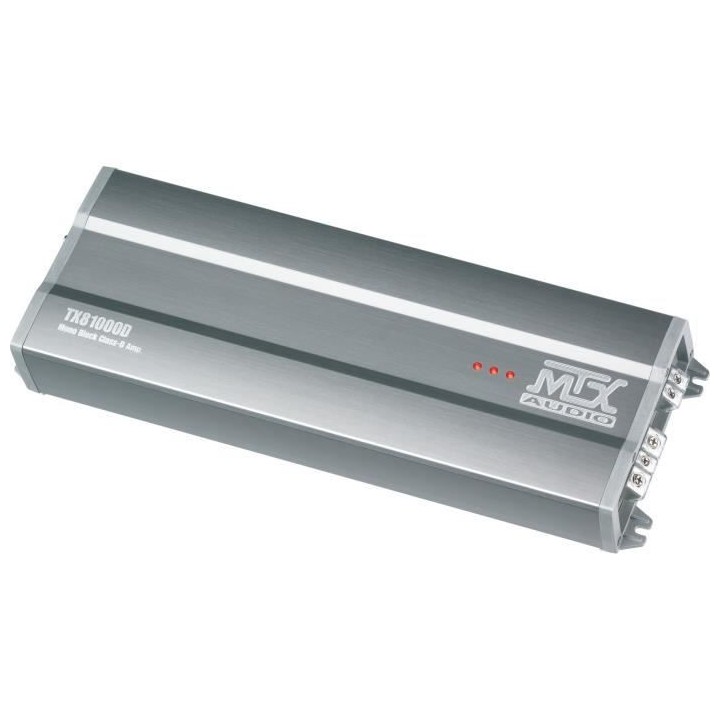 MTX TX81000D Amplificateur voiture Classe-D 1x1000W RMS @2O Télécomm