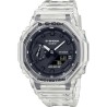 Montre G-SHOCK - CASIO - Resitante aux chocs - Multifonctions - Blanc transparent