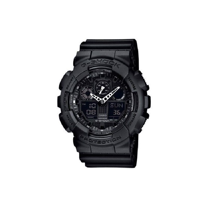 CASIO G-Shock Montre GA-100-1A1ER Quartz Chronographe