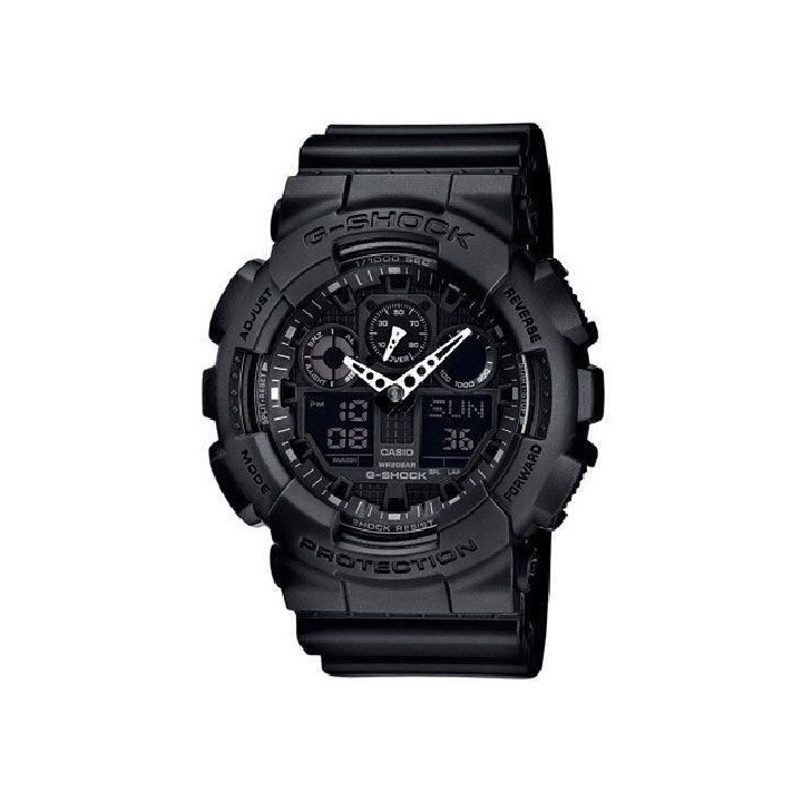 CASIO G-Shock Montre GA-100-1A1ER Quartz Chronographe