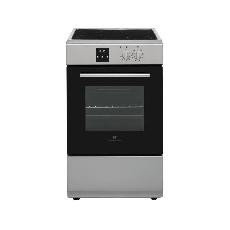 Cuisiniere induction CONTINENTAL EDISON CECI3FCS - 4 feux - L50XH85XP60cm - Silver