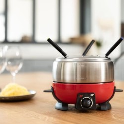 Fondue électrique CONTINENTAL EDISON FD6RIX Rouge