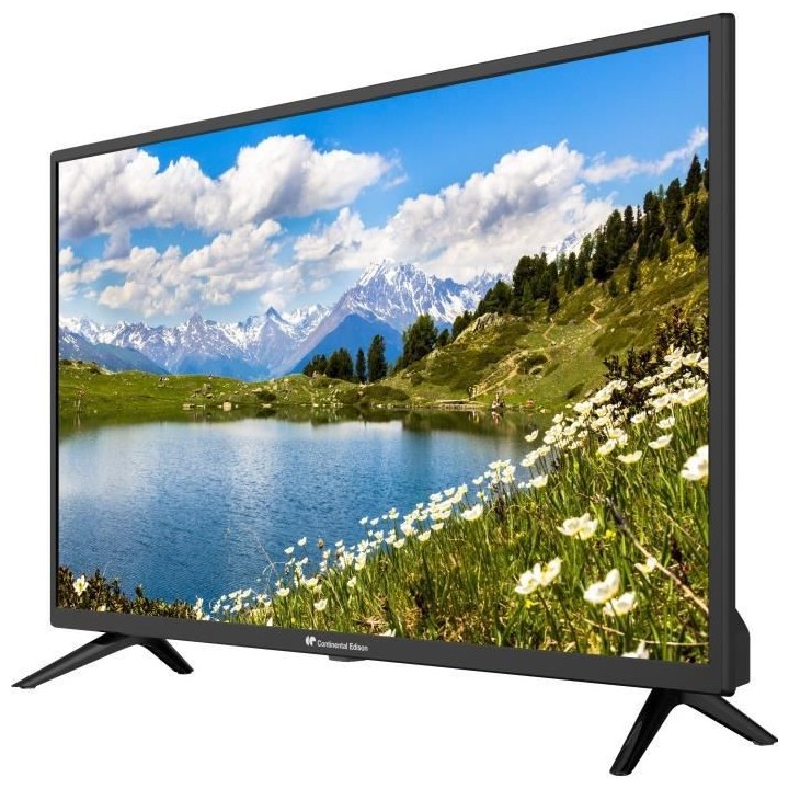 CONTINENTAL EDISON TV 32'' HD (80 cm) - 2xHDMI, 2xUSB - Noir