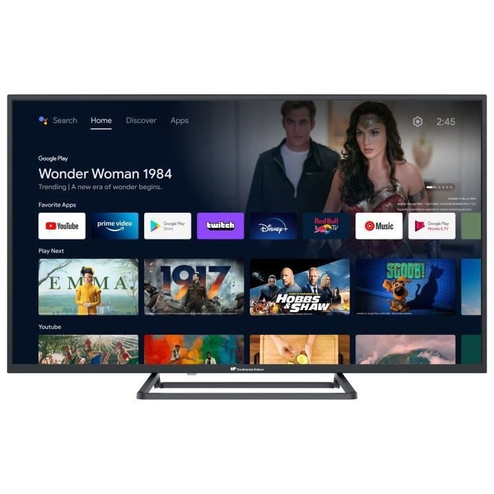 CONTINENTAL EDISON - TV FHD 43 (108 cm)