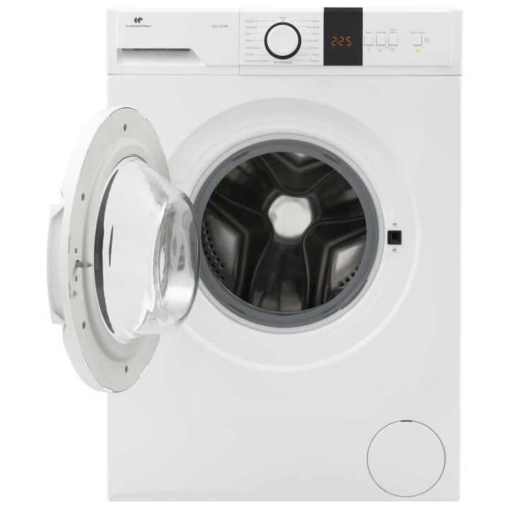 Lave-linge hublot CONTINENTAL EDISON CELL712IW1 - 7 kg – Moteur indu