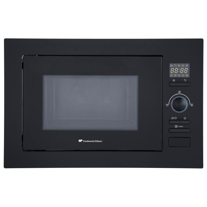 Micro-ondes grill encastrable CONTINENTAL EDISON CEMO25GEB2 Noir L59,5