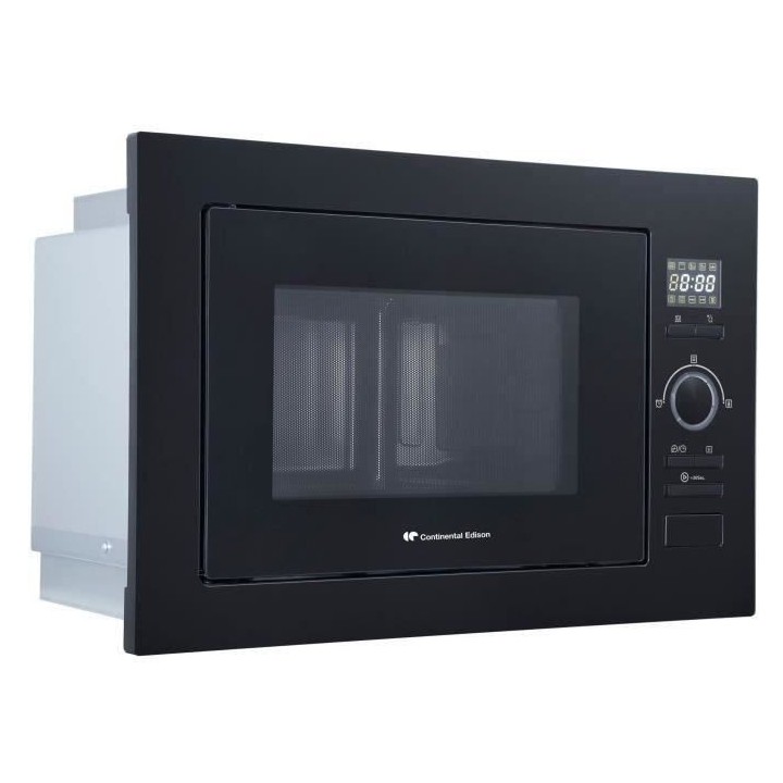 Micro-ondes grill encastrable CONTINENTAL EDISON CEMO25GEB2 Noir L59,5
