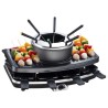 CONTINENTAL EDISON FD12881 Appareil a raclette et fondue 8 personnes - Noir