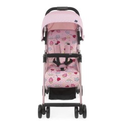 CHICCO Poussette compacte Ohlala 3 - Des la naissance - Jusqu'a 15kg - Dossier inclinable - Arceau de sécurité - Candy pink