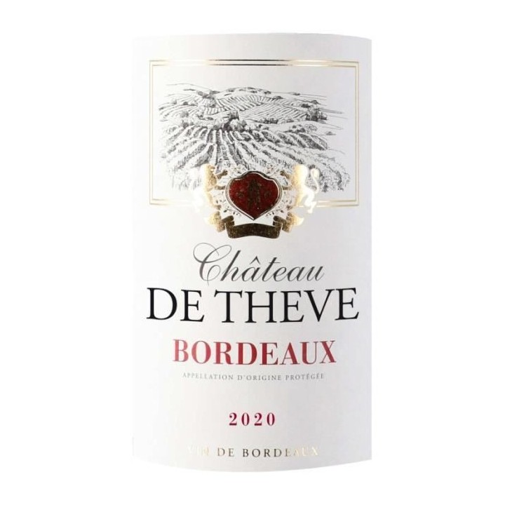 Château de Theve 2020 Bordeaux - Vin rouge de Bordeaux