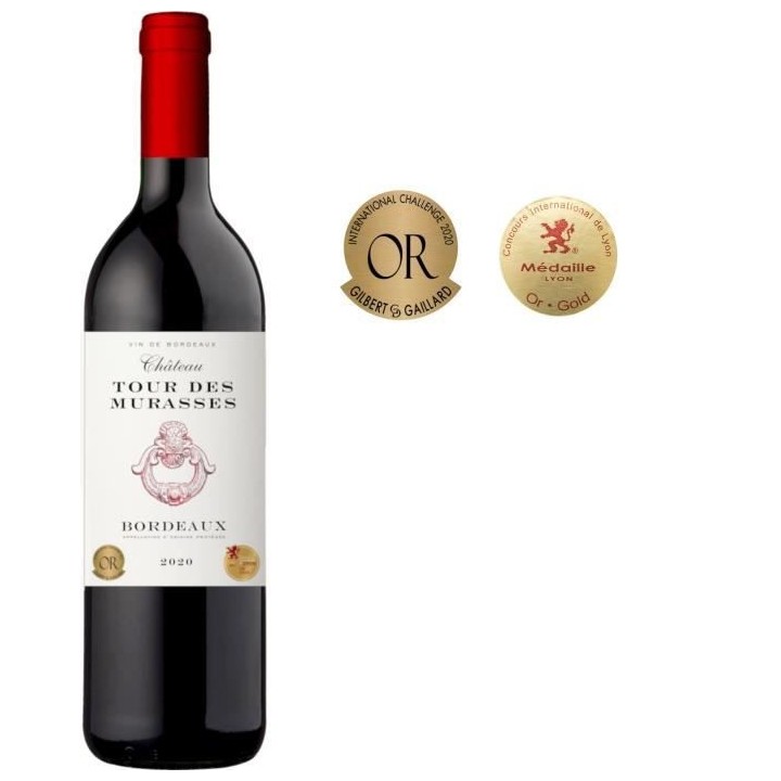 Château Tour des Murasses 2020 Bordeaux - Vin rouge de Bordeaux