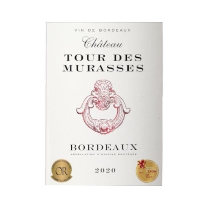 Château Tour des Murasses 2020 Bordeaux - Vin rouge de Bordeaux