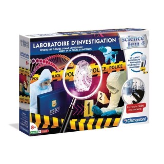 CLEMENTONI Science & Jeu -Laboratoire d'investigation - Jeu scientifiq