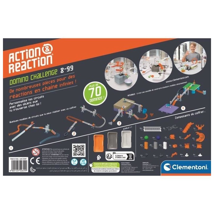 Clementoni - Domino Challenge - 52649