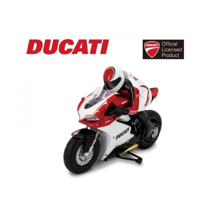 Moto radiocommandée 31cm Moto Ducati Rider 2,4 G