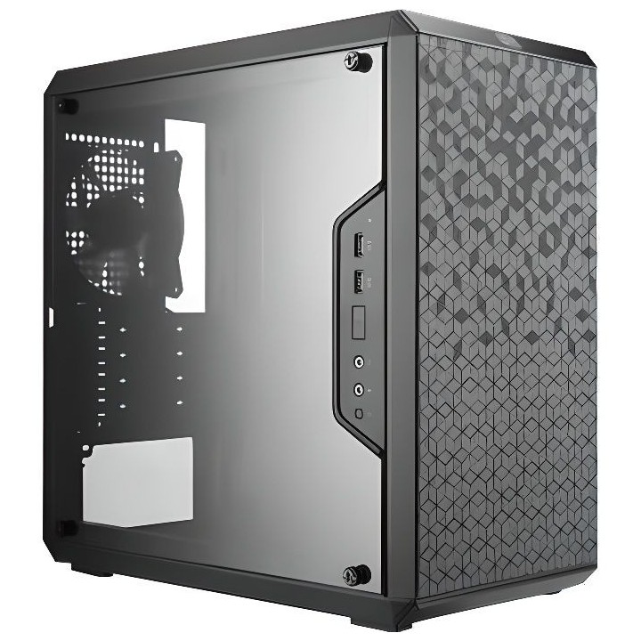 COOLER MASTER LTD BOITIER PC MasterBox Q300L - Noir - Verre trempé -