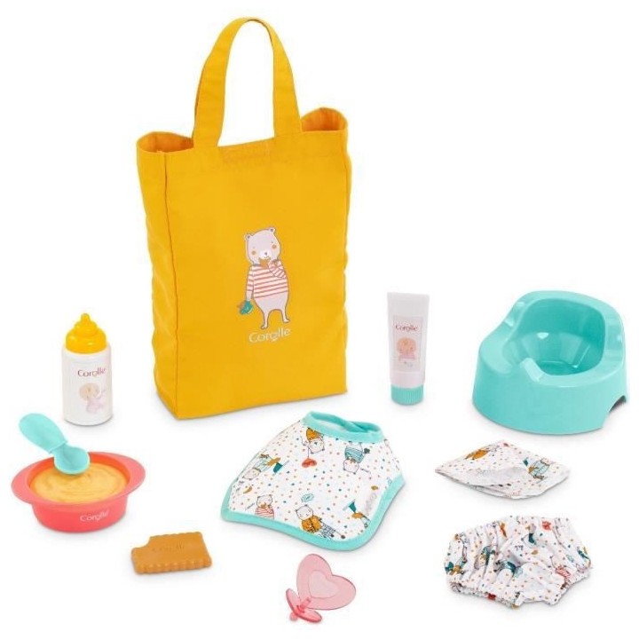 COROLLE - Grand Coffret Accessoires Nurserie - pour poupon 30 cm - Des