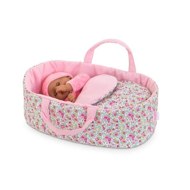 COROLLE - Couffin fleuri - Pour poupon 30 cm - Des 18 mois