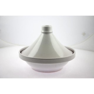 Cosy & Trendy 9300084 Tajine en Gres-D 28 CM - Blanc