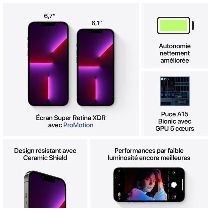 iPhone 13 Pro Max 512Go Graphite