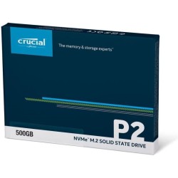 CRUCIAL - SSD Interne - P2 - 500Go - M.2 Nvme (CT500P2SSD8)