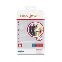 PetSafe - Harnais pour Chien Deluxe Easy Walk (M/L), Réfléchissant, Résistant, Facile a Utiliser, Anti-Traction - Bleu Océan