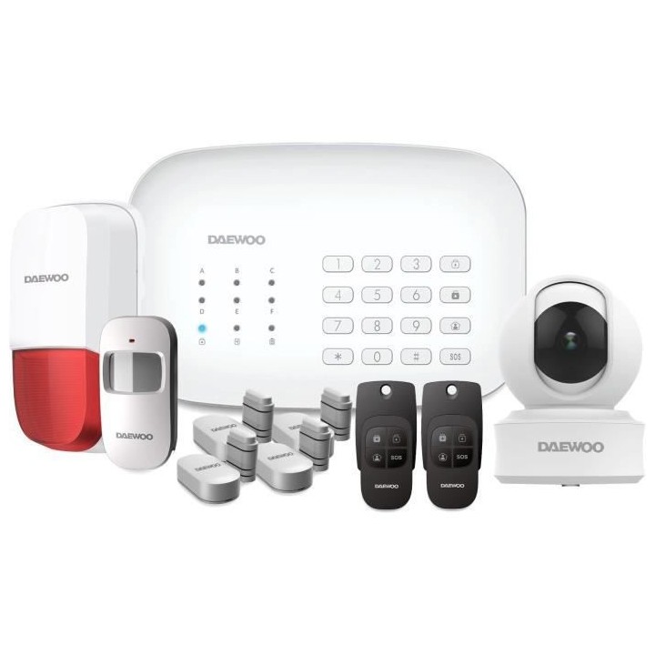 DAEWOO Pack alarme SA602 connecté
