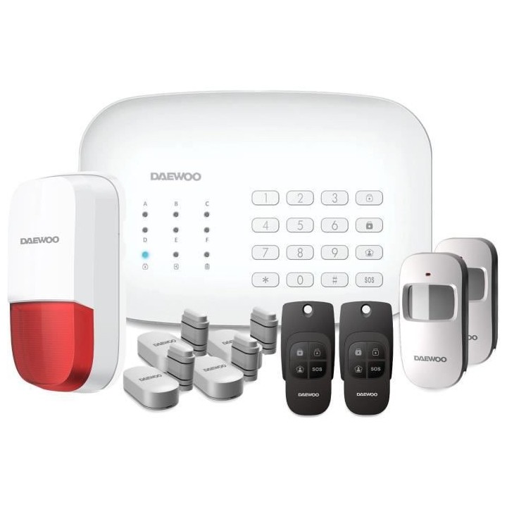 DAEWOO Pack alarme SA502 connecté