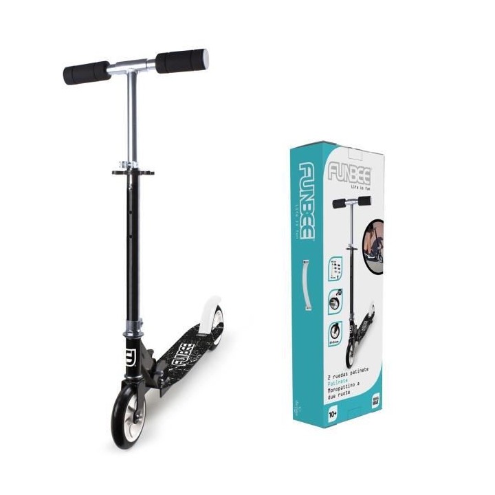 DARPEJE Trottinette 2 roues - Funbee - Pliable - Alumium - Roues de 14
