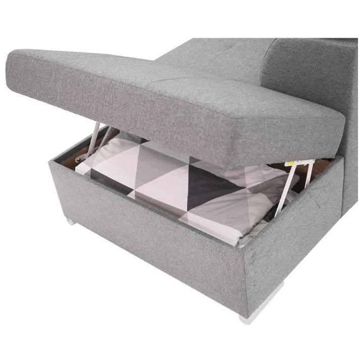 Canapé d'angle convertible panoramique 5 places DAYTONA - Tissu Malmo