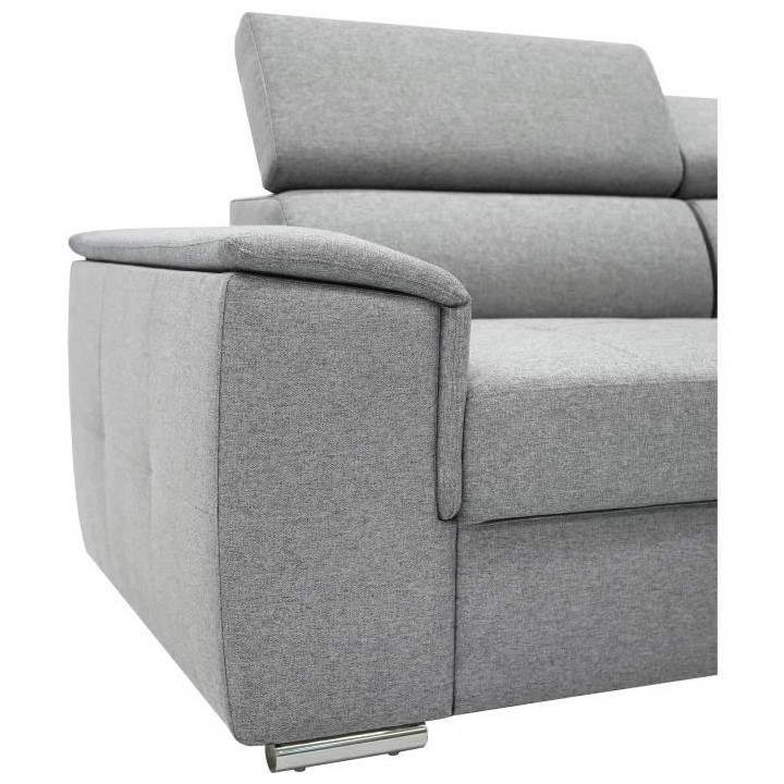 Canapé d'angle convertible panoramique 5 places DAYTONA - Tissu Malmo