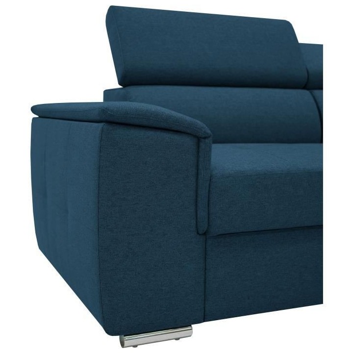 Canapé d'angle convertible panoramique 5 places DAYTONA - Tissu Malmo