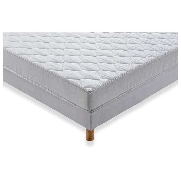 DEKO DREAM AIRFLEX Ensemble Matelas 160x200 cm + Sommier - Mousse - 5