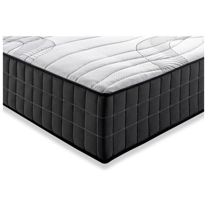Matelas 160x200 DEKO DREAM ORPHEUS - 600 ressorts ensachés - Confort