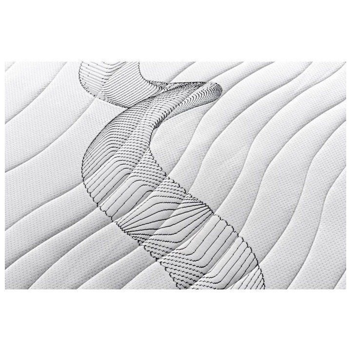 Matelas 160x200 DEKO DREAM ORPHEUS - 600 ressorts ensachés - Confort
