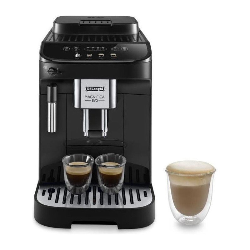 DELONGHI ECAM290.22.B - Machine a café Expresso Broyeur Magnifica Evo - 1450W - 3 boissons - 1,8L - 250g de grains