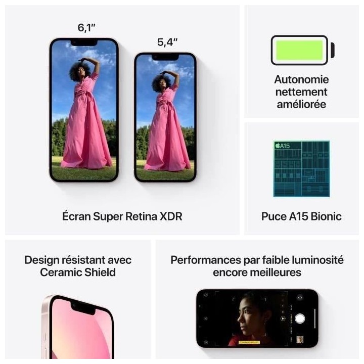 iPhone 13 128Go Pink