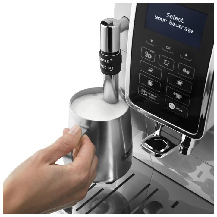 DELONGHI ECAM 350.35.SB Expresso broyeur DINAMICA Ecran 4 recettes - S