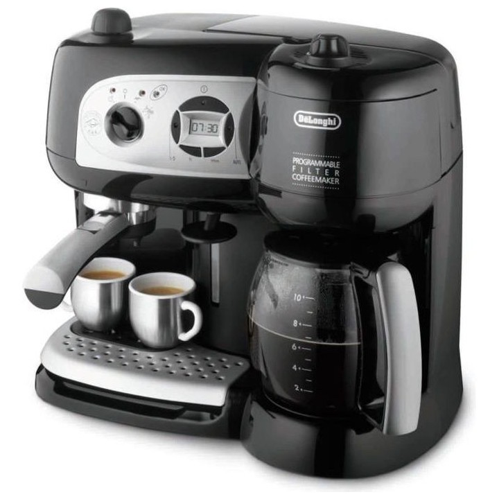 DELONGHI BCO 264.1 Combiné expresso cafetiere - Noir