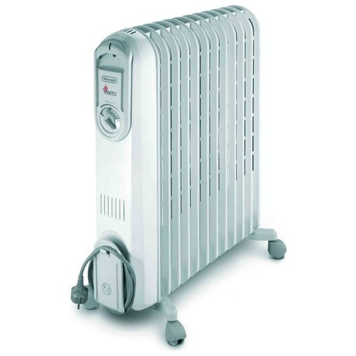 DELONGHI Vento 2500 watts Radiateur bain d'huile - Puissance progressi