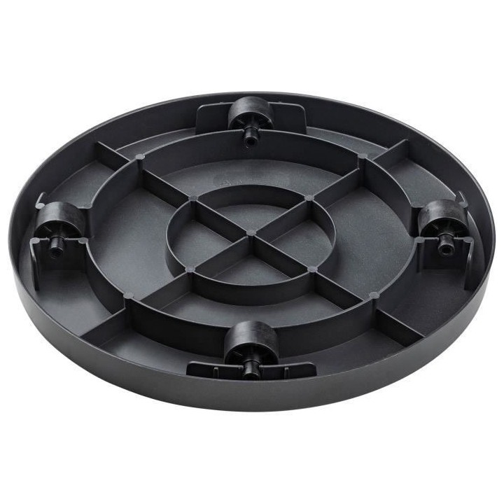 DEROMA - roll pot r support a roulettes pour pot de fleurs - 30cm