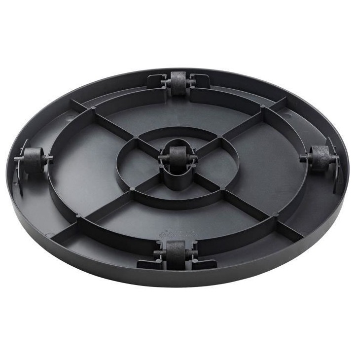 DEROMA - roll pot r support a roulettes pour pot de fleurs - 39cm