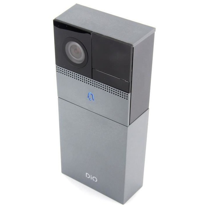 DIO CONNECTED HOME - Vidéophone WiFi sans fil avec batterie rechargea
