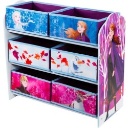 Disney La Reine des Neiges - Meuble de rangement pour chambre d'enfant avec 6 bacs